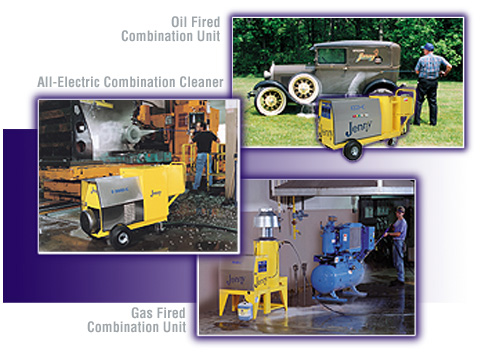 Oil Fired and Gas Fired and All Electric Combination Steam Cleaner and Pressure Washer and Power Washer